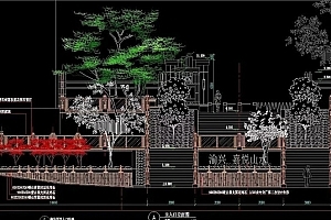 钢板景墙现代极简造型的自然艺术2021最新某城市设计产业中心起步区景观全套施工图