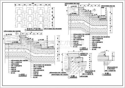 某地区旱喷广场绿化设计方案施工图