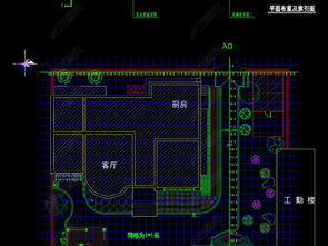 cad方案设计 别墅庭院绿化施工图平面图下载