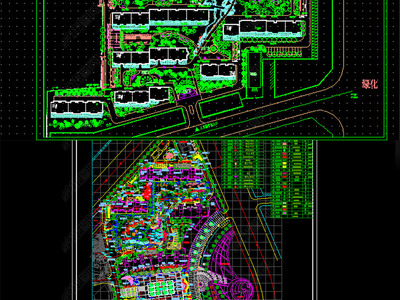小区绿化图植物配置设计CAD施工图