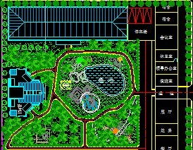 阳光清华花园景观绿化规划设计cad全套施工图_园林建筑_.